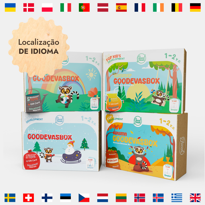 Kit de Brincar de Primavera (1–2 anos) — GoodevasBox