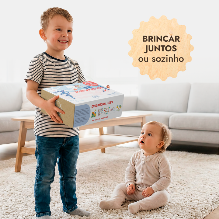 Subscrição anual de kits de brincar (1–2 anos) — 4 kits por ano — GoodevasBox