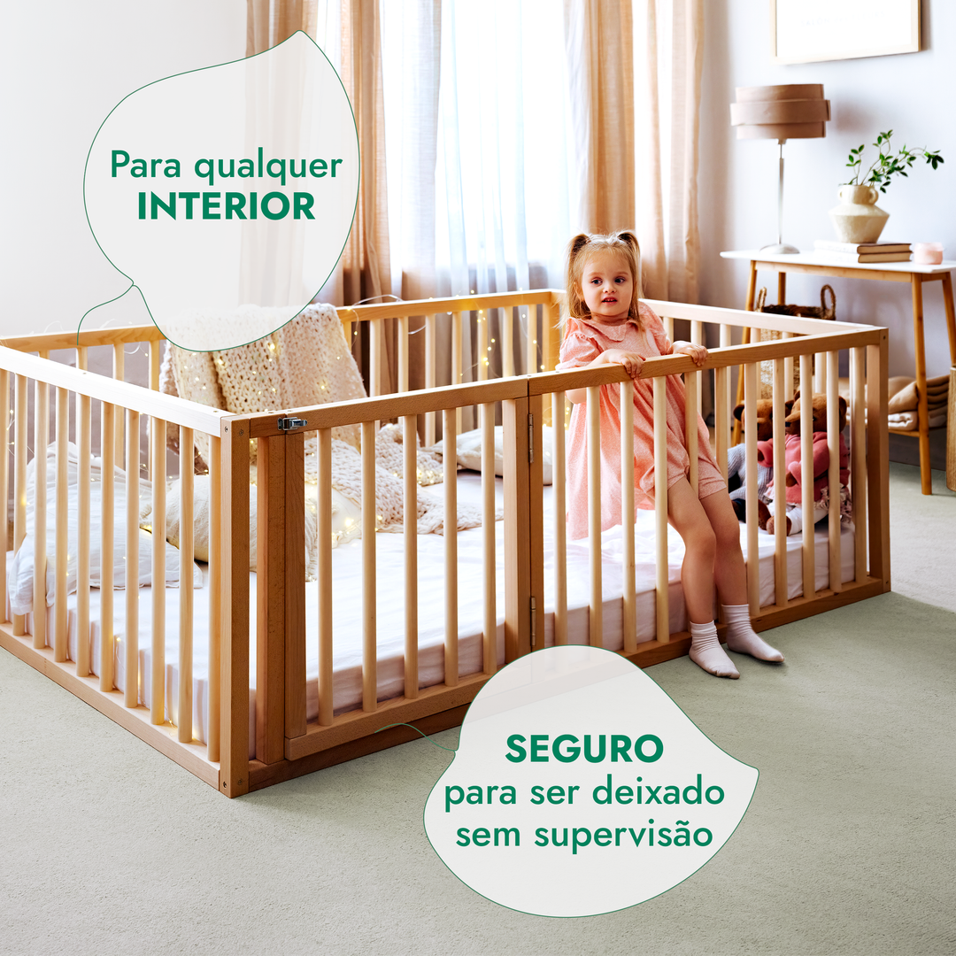 Cama Montessori para crianças e bebés a partir dos 6 meses