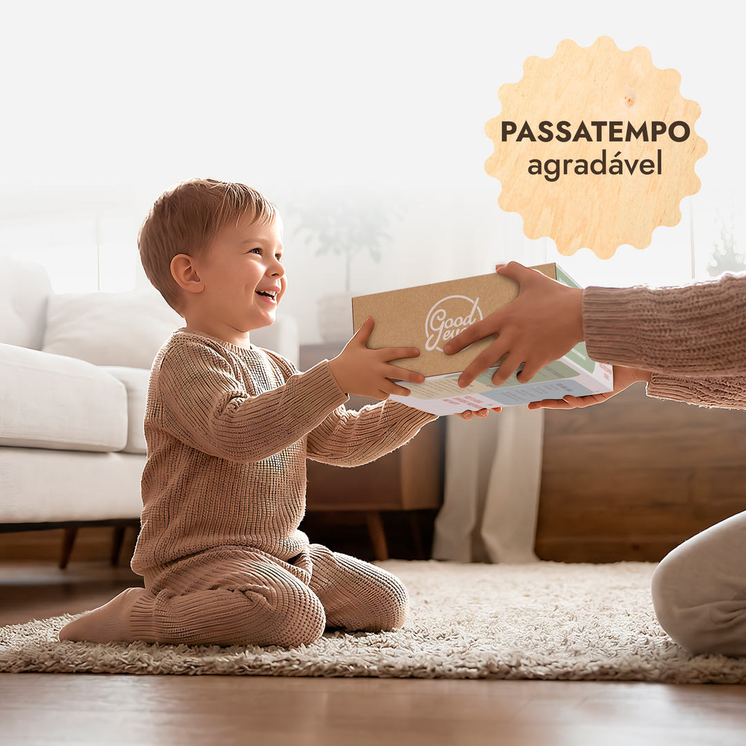 Subscrição anual de kits de brincar (3–4 anos) — 4 kits por ano — GoodevasBox