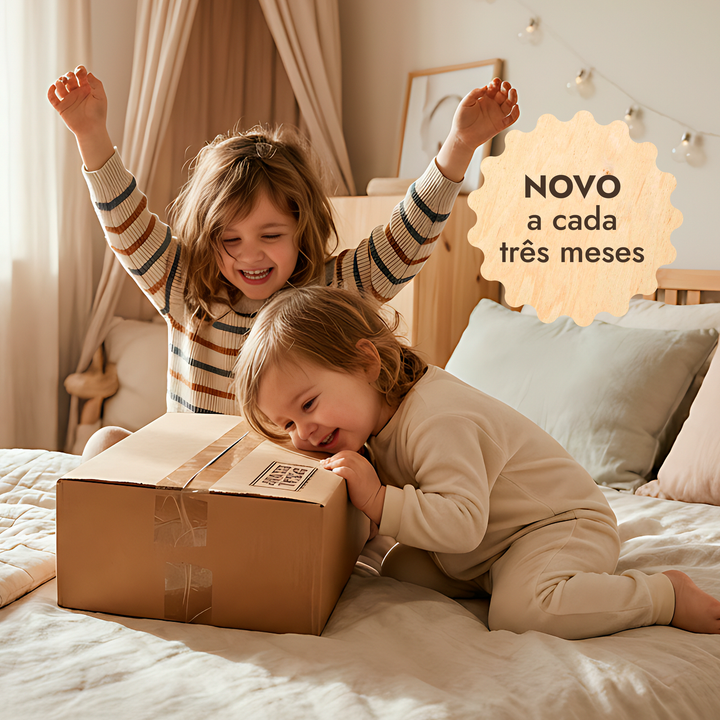 Subscrição anual de kits de brincar (1–2 anos) — 4 kits por ano — GoodevasBox
