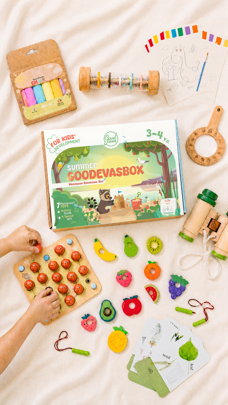 Kit de brinquedos educativos de verão (3–4 anos) — GoodevasBox