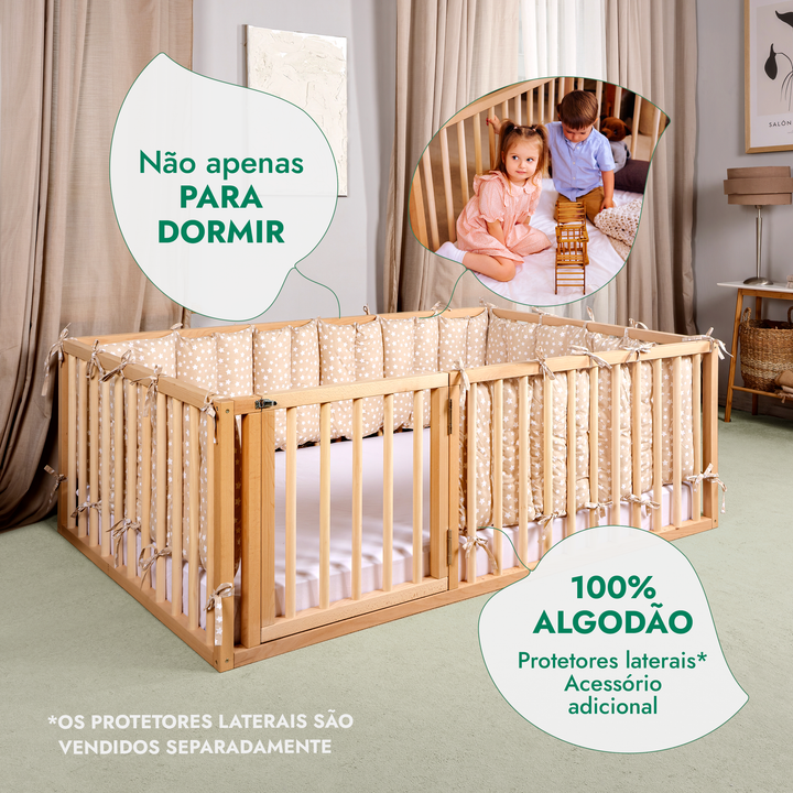 Cama Montessori para crianças e bebés a partir dos 6 meses