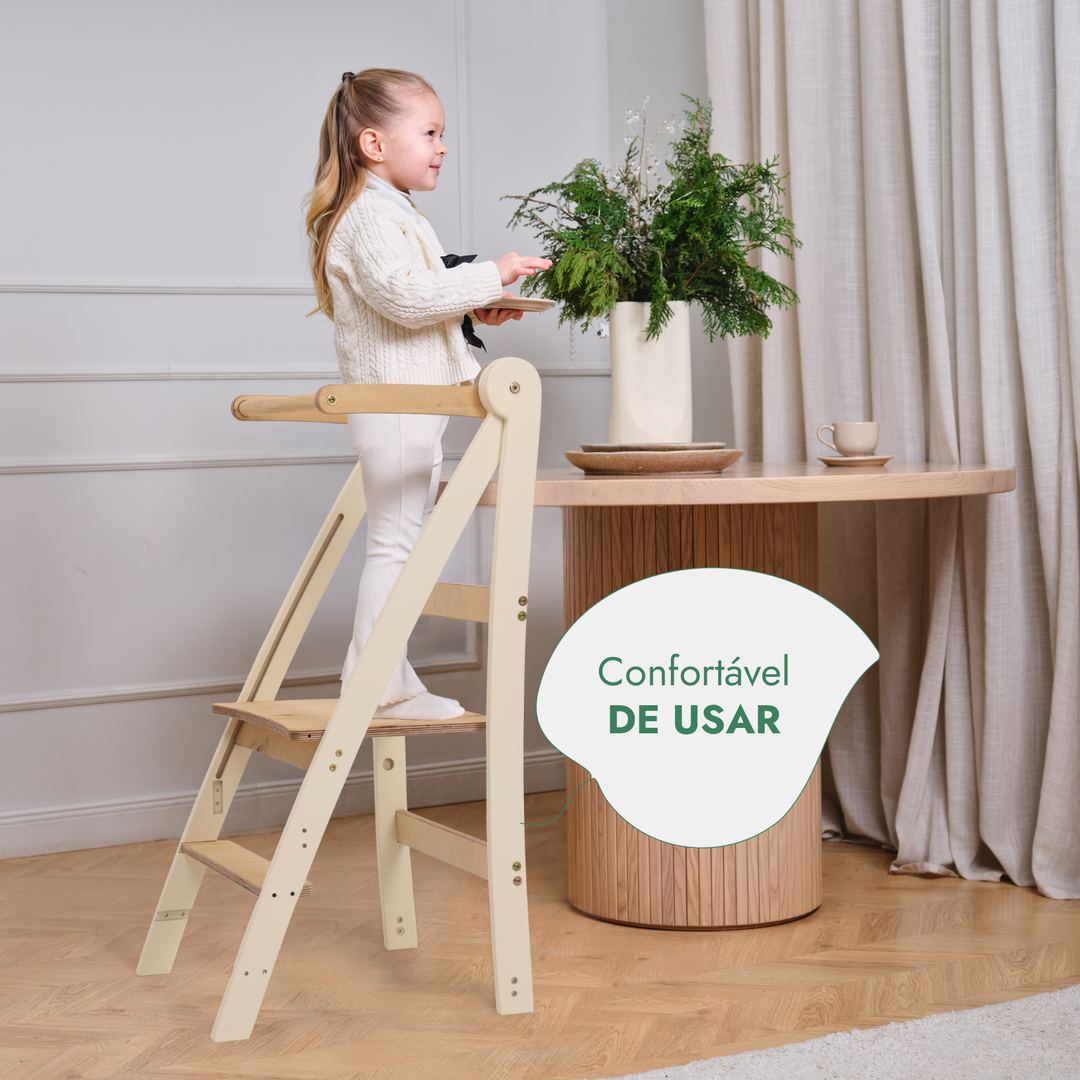 Torre de Aprendizagem Ajustável – Banco para Crianças