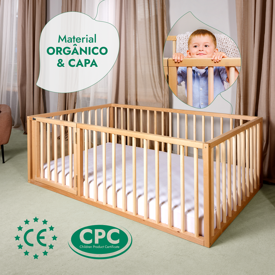 Cama Montessori para crianças e bebés a partir dos 6 meses
