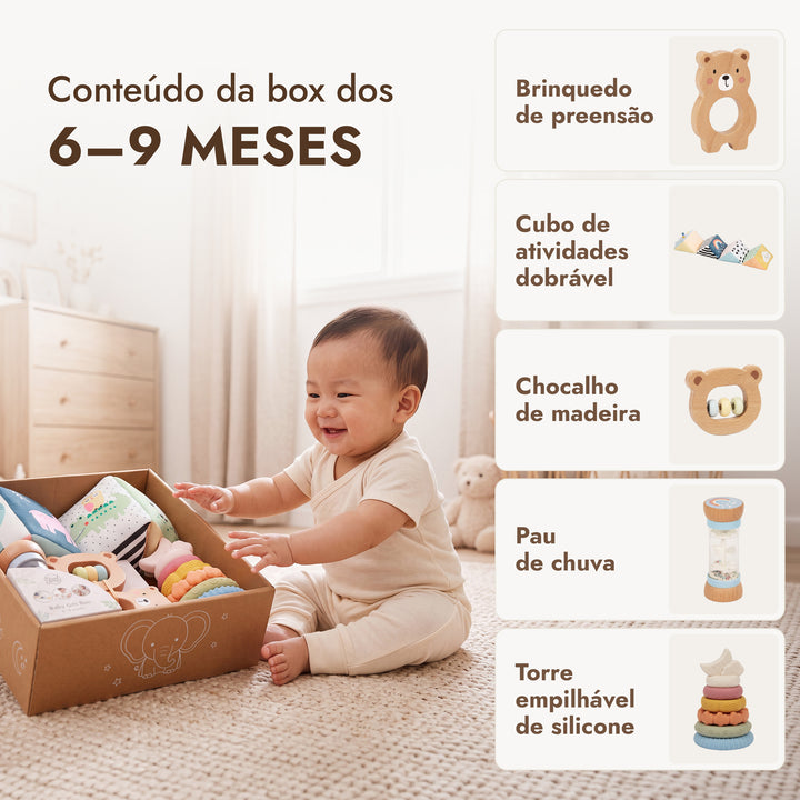 BabyBox — Kits de Brincadeira para o Primeiro Ano (0–12 meses)