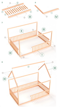 Cama-casinha para crianças