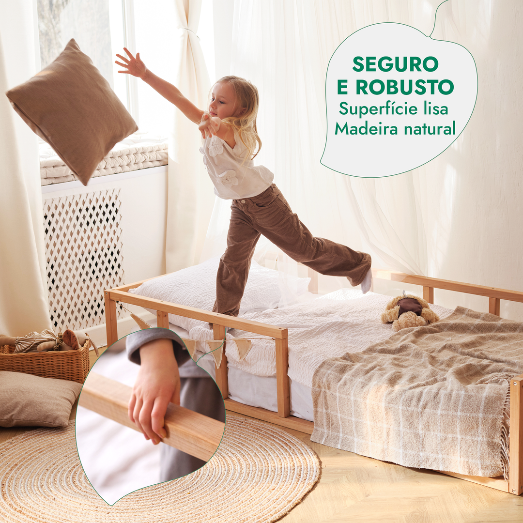 Cama Montessori para crianças e bebés a partir dos 6 meses