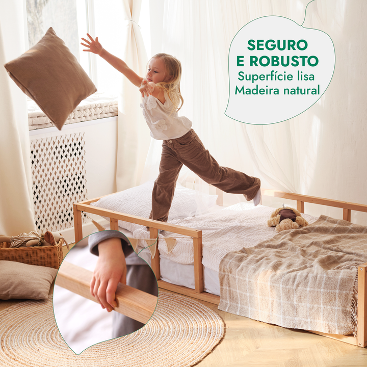 Cama Montessori para crianças e bebés a partir dos 6 meses