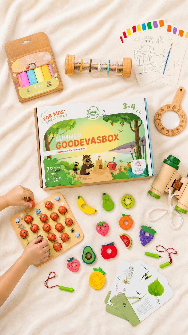 Kit de brinquedos educativos de verão (3–4 anos) — GoodevasBox
