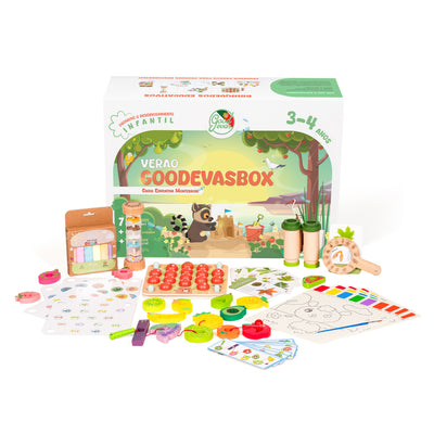 Kit de brinquedos educativos de verão (3–4 anos) — GoodevasBox