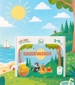 Kit de brinquedos educativos de verão (3–4 anos) — GoodevasBox