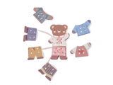Jogo de enfiamento “Veste o Urso”