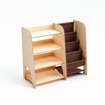 Estante Infantil para Livros e Brinquedos – Grande