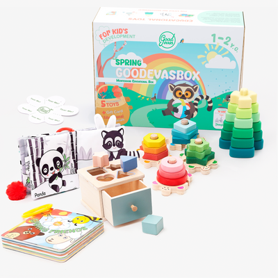 Kit de Brincar de Primavera (1–2 anos) — GoodevasBox