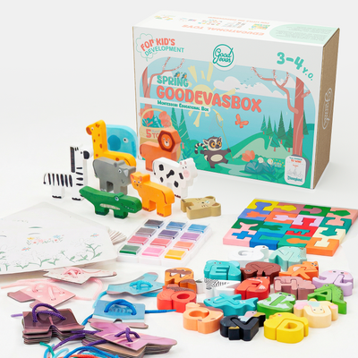 Kit de Brincar de Primavera (3–4 anos) — GoodevasBox
