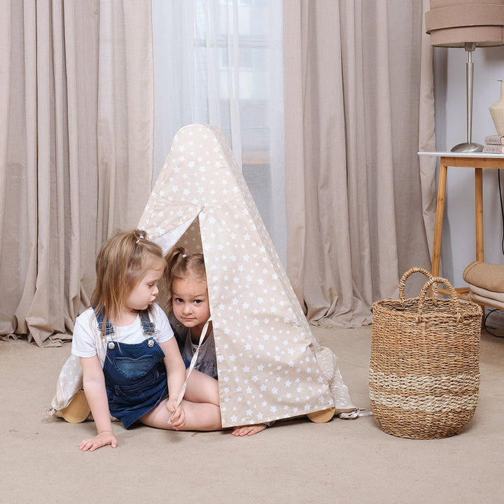 Capa de Tenda de Brincar com Tapete para Escada Triangular de Escalada