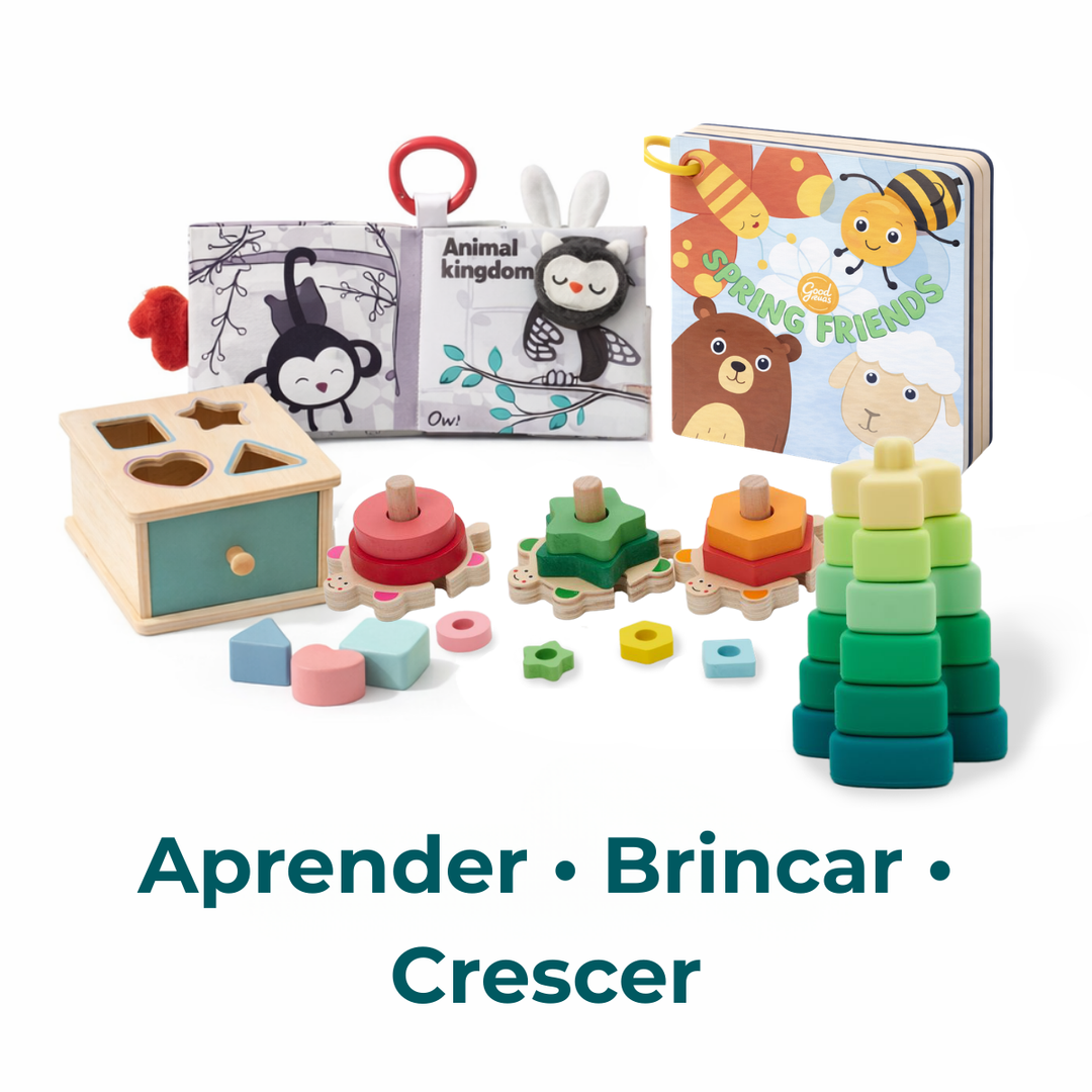 Subscrição anual de kits de brincar (1–2 anos) — 4 kits por ano — GoodevasBox